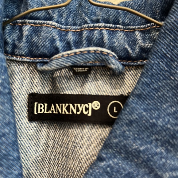 NWT Blank nyc - large denim dress - Picture 2 of 4